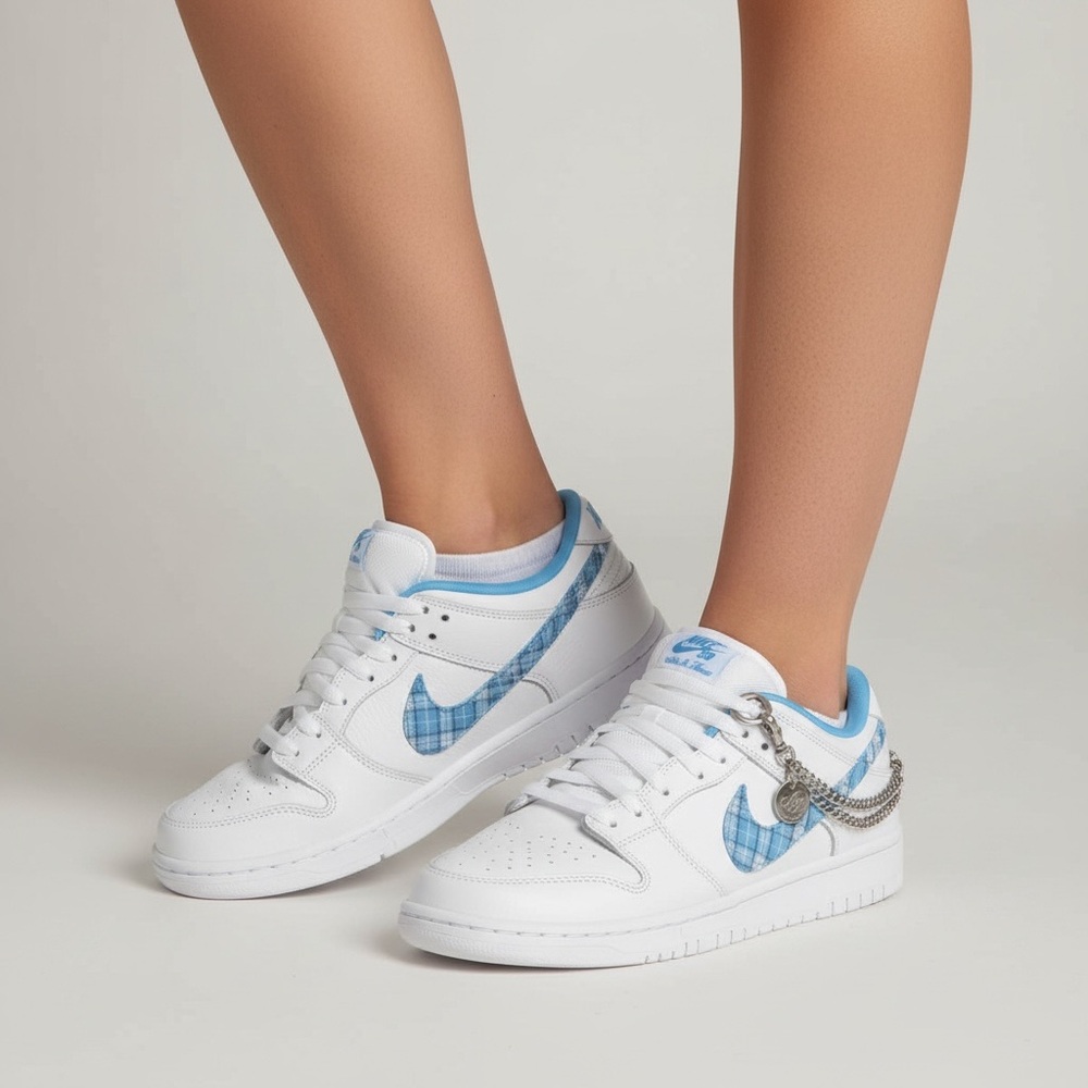 Nike | SB Dunk Low Pro x Nicole Hause White &University Blue sneakers FZ8802-100